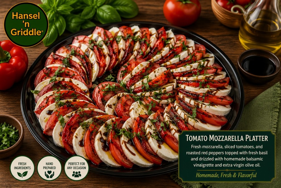 Tomato Mozzarella Platter — Small
